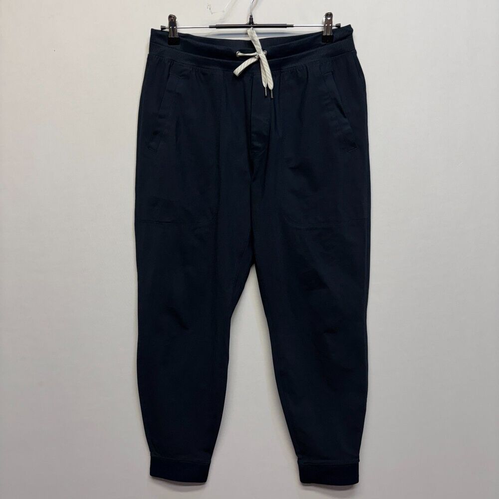 Vuori Men Meta Jogger Pants Size Large Dark Blue Performance C124 -1
